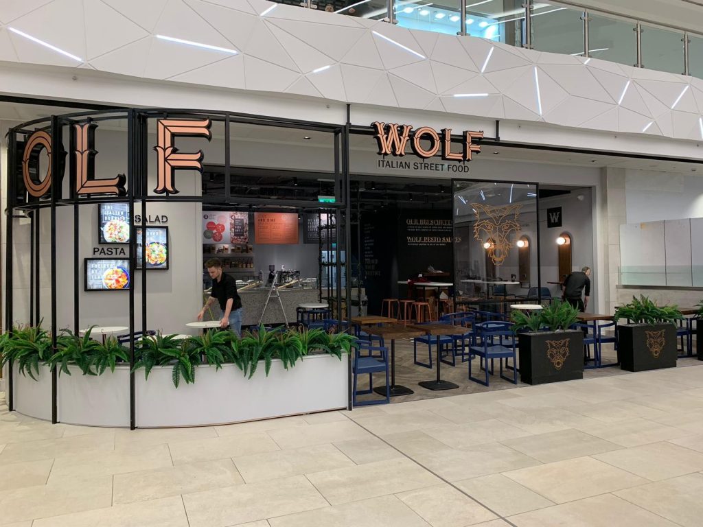 Wolf Italian Street Food Arndale Centre, Manchester Barlows